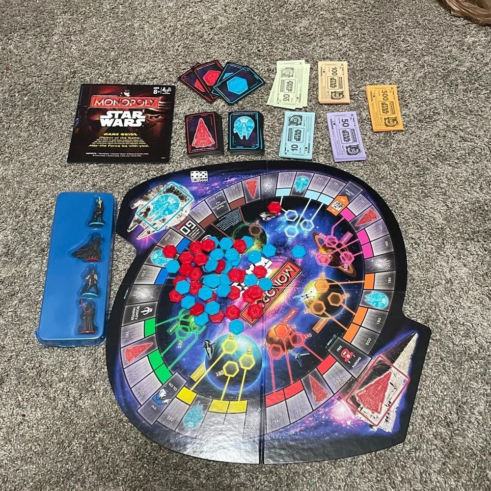 Star Wars Monopoly Age 8+ Star Wars The Force Awakens Edition‎ Disney Hasbro